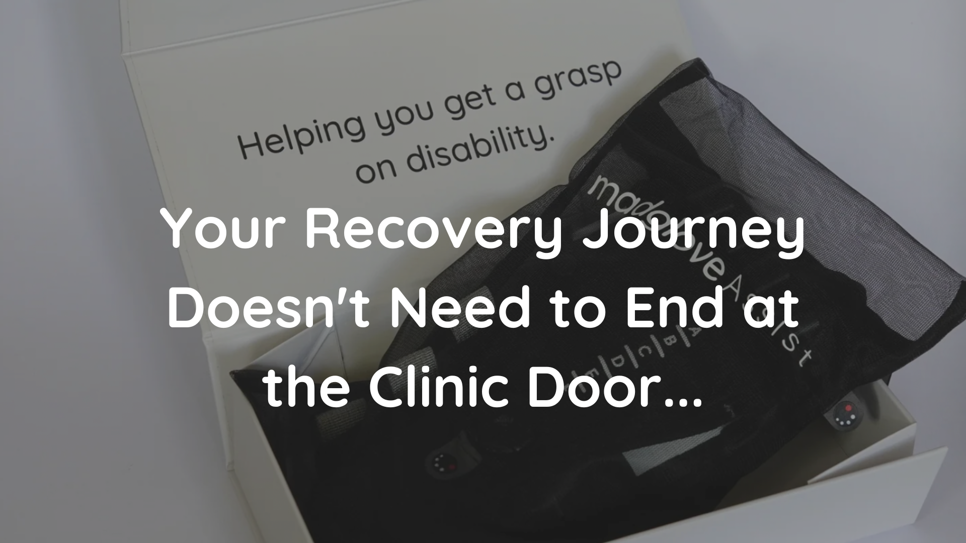 Your Recovery Journey Doesn't Need to End at the Clinic Door...